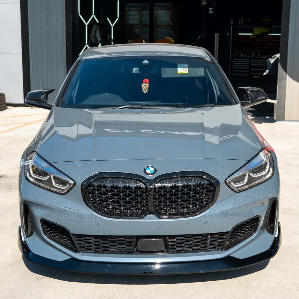 BMW F40 1 Series Gloss Black Splitter - V1 - view 4