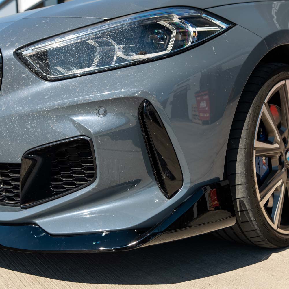 BMW F40 1 Series Gloss Black Splitter - V1 - view 3