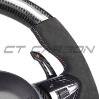 BMW Fxx Carbon Fibre / Alcantara Custom Steering Wheel - view 3