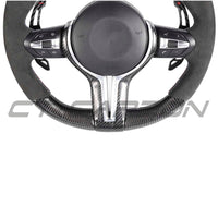 BMW Fxx Carbon Fibre / Alcantara Custom Steering Wheel - view 5