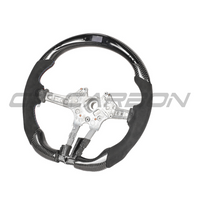 BMW Fxx Carbon Fibre / Alcantara / Led Flat Bottom Custom Steering Wheel - view 8