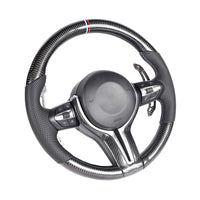 BMW Fxx Carbon Fibre / Leather Custom Steering Wheel