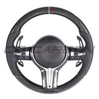 BMW Fxx Carbon Fibre / Leather Custom Steering Wheel - view 3