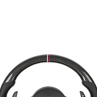 BMW Fxx Carbon Fibre / Leather Flat Bottom Custom Steering Wheel - view 3