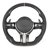 BMW Fxx Carbon Fibre / Leather Flat Bottom Custom Steering Wheel