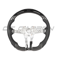 BMW Fxx Carbon Fibre / Leather / Led Flat Bottom Custom Steering Wheel - view 12