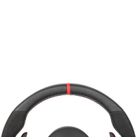 BMW Fxx Leather / Alcantara / Flat Bottom Custom Steering Wheel - view 11