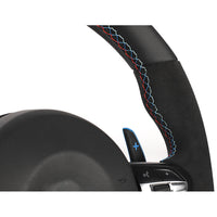 BMW Fxx Leather / Alcantara / Flat Bottom Custom Steering Wheel - view 13