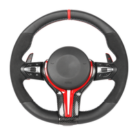 BMW Fxx Leather / Alcantara / Flat Bottom Custom Steering Wheel - view 2