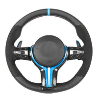 BMW Fxx Leather / Alcantara / Flat Bottom Custom Steering Wheel