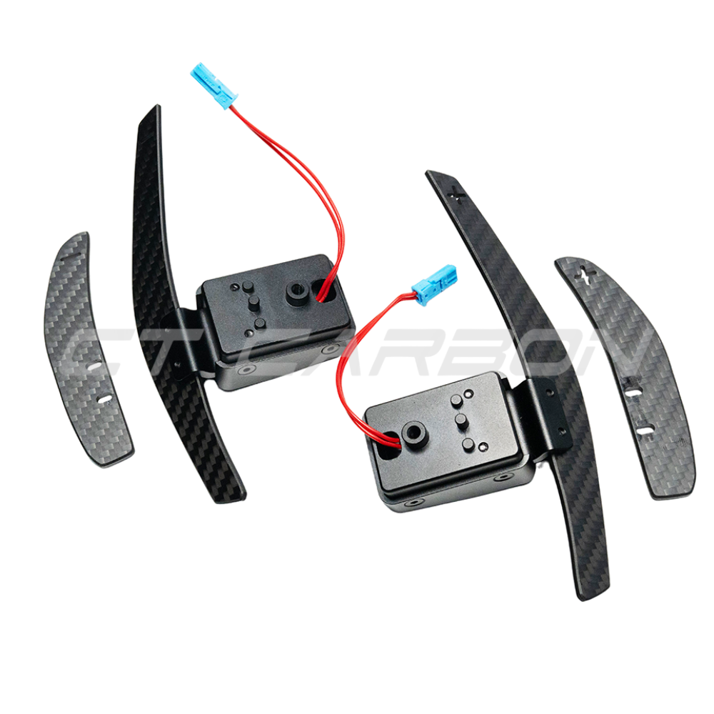 BMW Fxx Matte Carbon Fibre Magnetic Shifter Paddles - view 4
