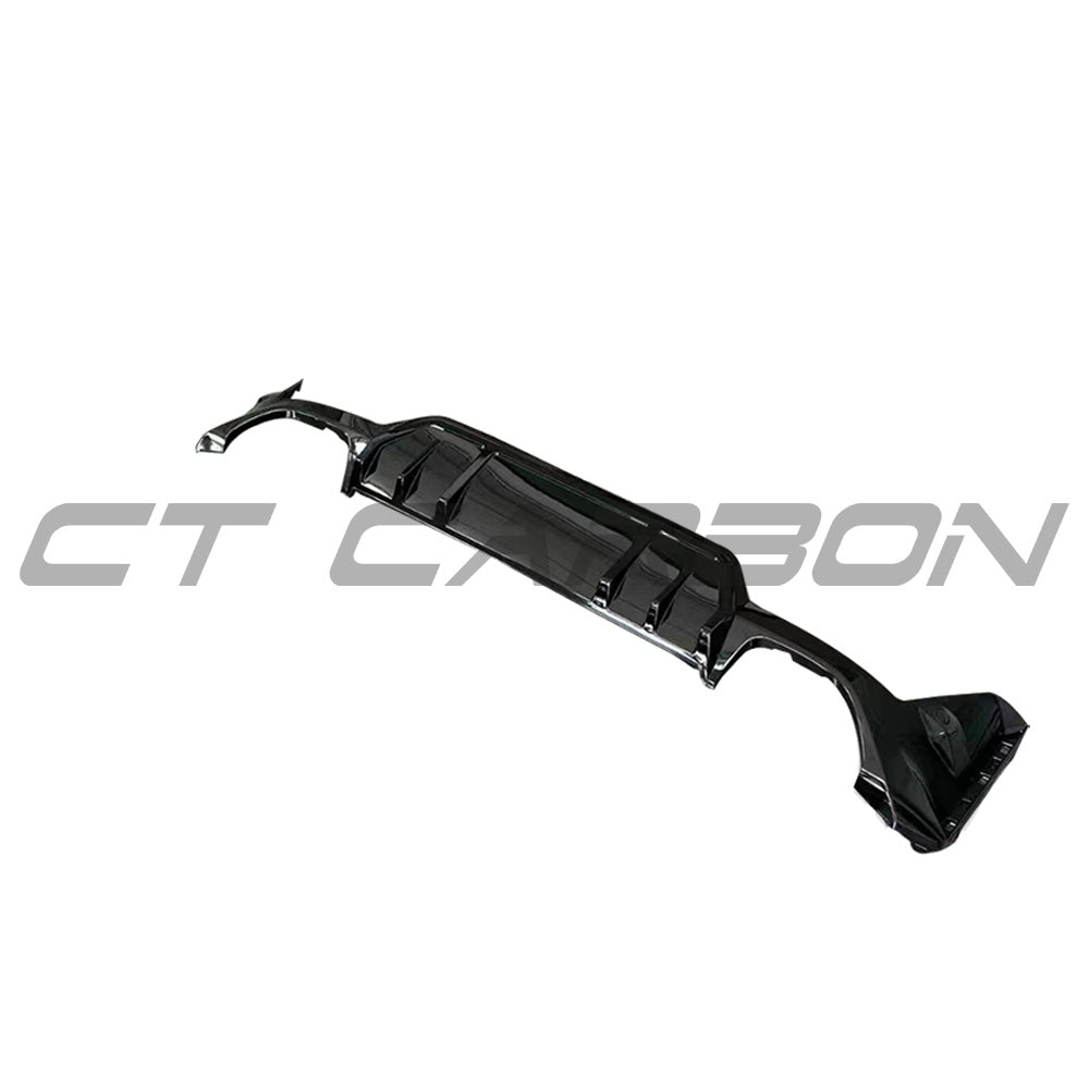 BMW G20/G21 3 Series LCI 340I Gloss Black Rear Diffuser (square Exhaust) - view 2