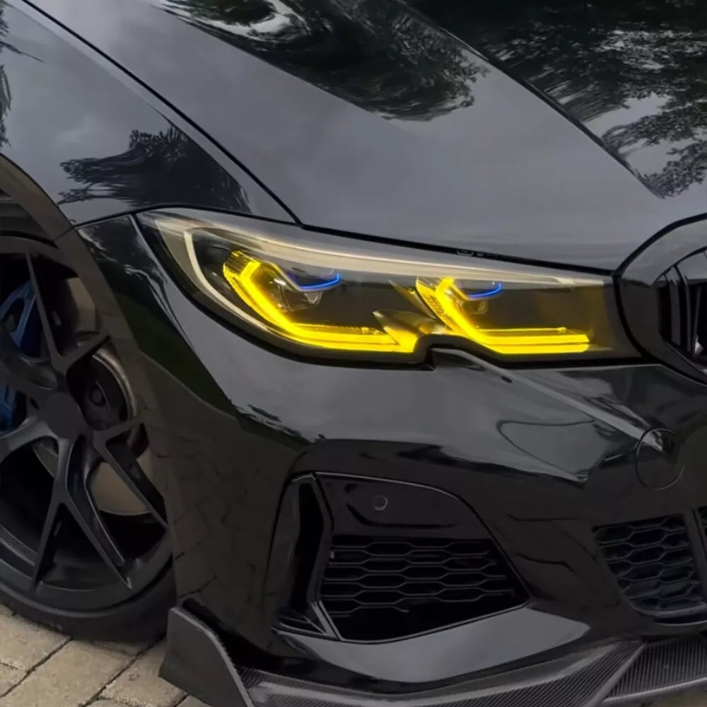 BMW G20/G21 3 Series Yellow Adaptive Drl Module Set (2019-2022) - view 2