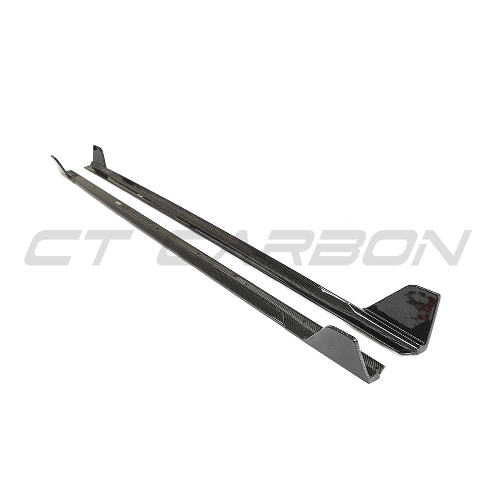 BMW G42 2 Series Carbon Fibre Full Length Side Skirts - V2 - view 6