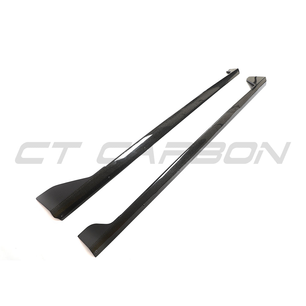 BMW G42 2 Series Carbon Fibre Full Length Side Skirts - V2 - view 7