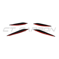 BMW G87 M2 Carbon Fibre Front Bumper Canards - view 11