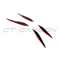 BMW G87 M2 Carbon Fibre Front Bumper Canards - view 12