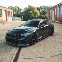 BMW G87 M2 Carbon Fibre Front Bumper Canards - view 4