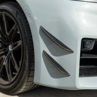 BMW G87 M2 Carbon Fibre Front Bumper Canards - view 5