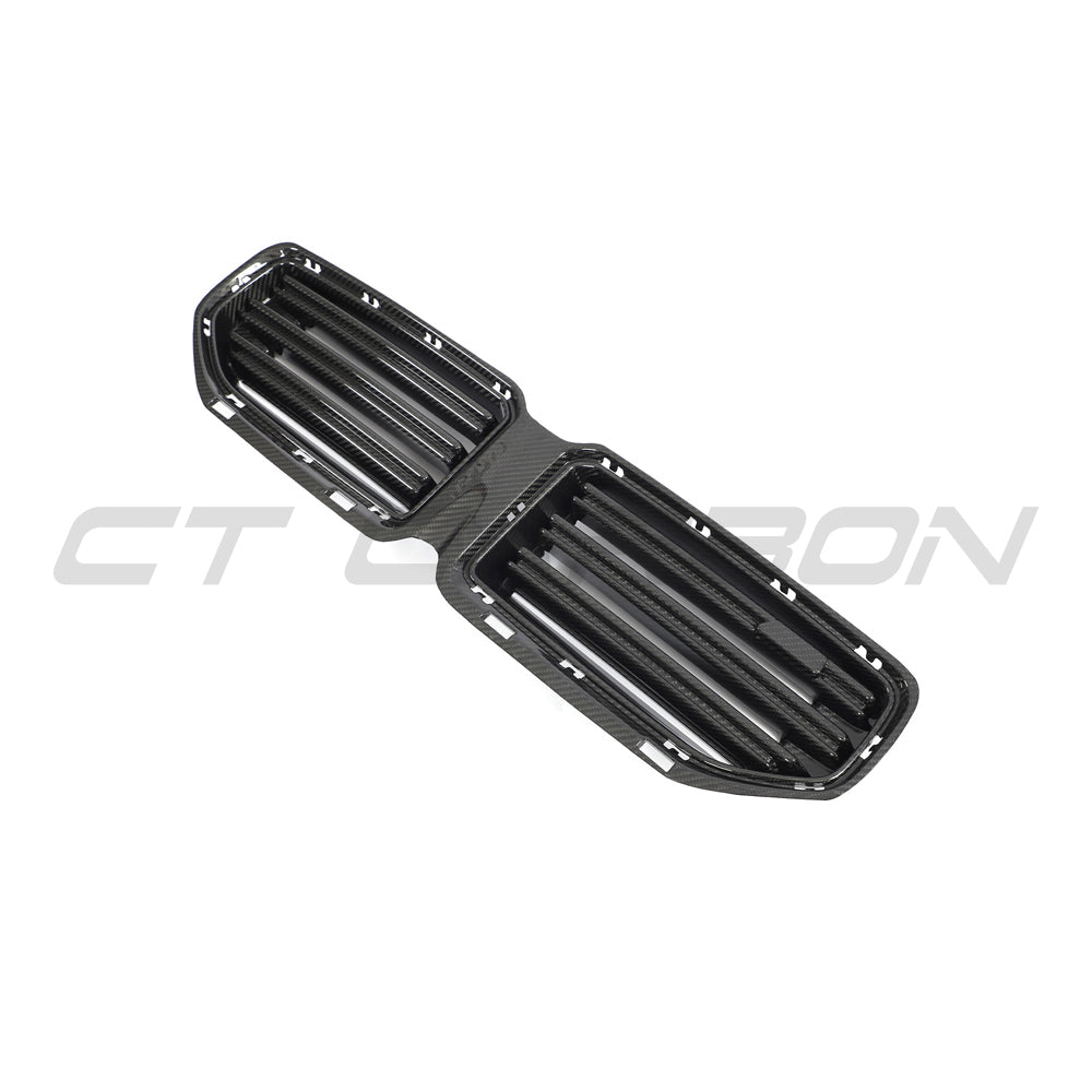BMW G87 M2 Carbon Fibre Front Grille - V2 - CT Design - view 2