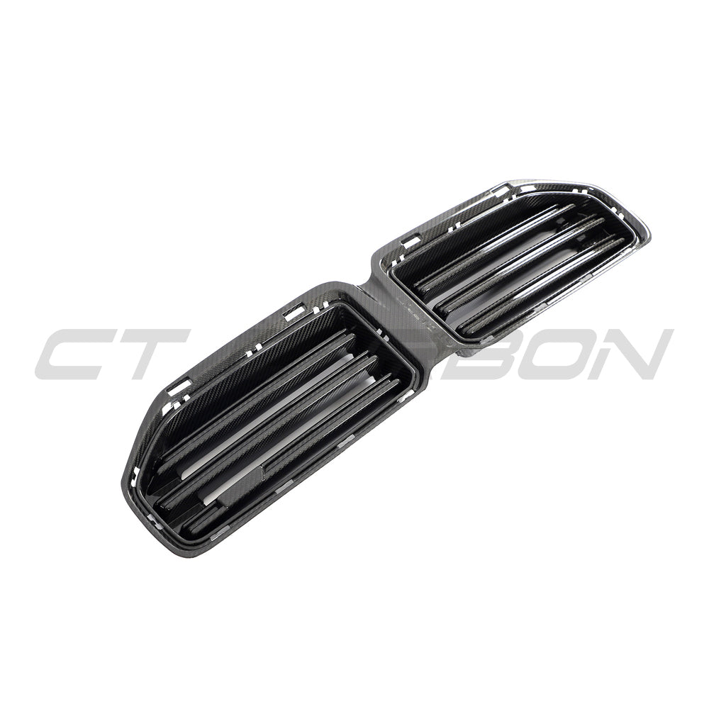 BMW G87 M2 Carbon Fibre Front Grille - V2 - CT Design - view 4