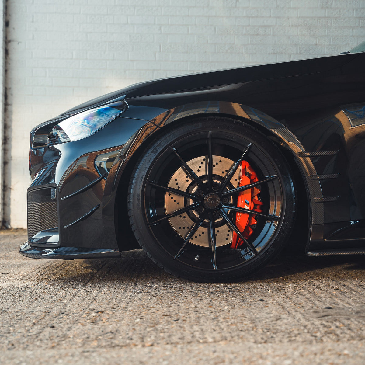 BMW G87 M2 Carbon Fibre Front Side Fender Trim - view 3