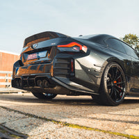 BMW G87 M2 Carbon Fibre Rear Bumper Trim - view 3