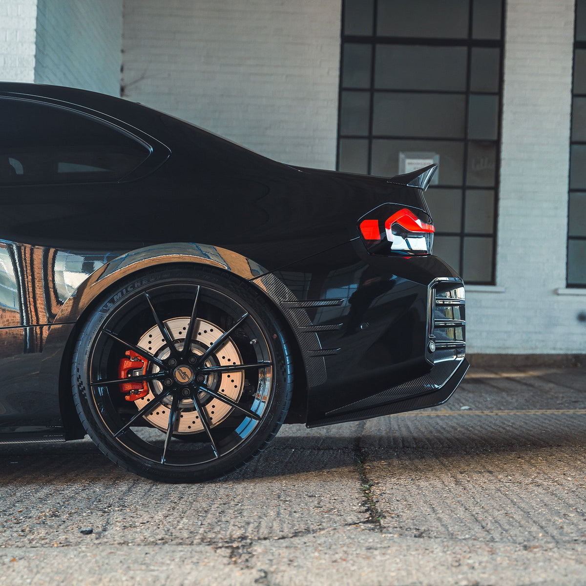BMW G87 M2 Carbon Fibre Rear Bumper Trim - view 5