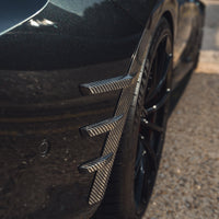 BMW G87 M2 Carbon Fibre Rear Side Fender Trim - view 3