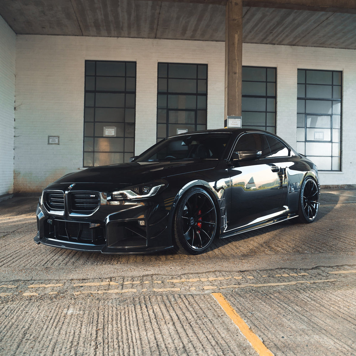 BMW G87 M2 Carbon Fibre Side Skirts - V1 - CT Design - view 2