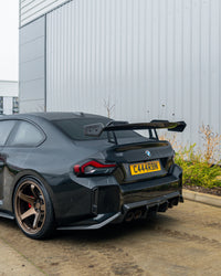 BMW G87 M2 & G42 2 Series Carbon Fibre Swan Neck Wing - CT Design - view 7