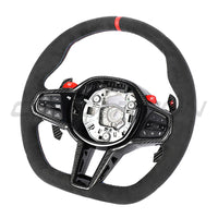BMW Gxx LCI Alcantara Flat Bottom Custom Steering Wheel - view 9
