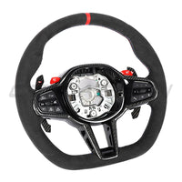 BMW Gxx LCI Alcantara Flat Bottom Custom Steering Wheel - view 10