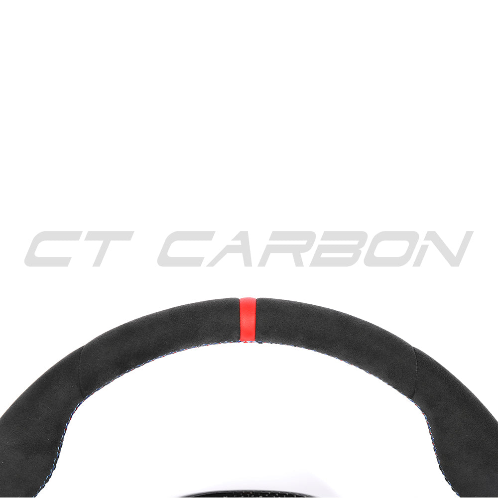 BMW Gxx LCI Alcantara Flat Bottom Custom Steering Wheel - view 5