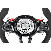 BMW Gxx LCI Alcantara Flat Bottom Custom Steering Wheel - view 6