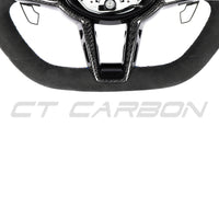 BMW Gxx LCI Alcantara Flat Bottom Custom Steering Wheel - view 7