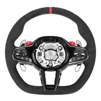 BMW Gxx LCI Alcantara Flat Bottom Custom Steering Wheel