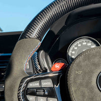 BMW Gxx LCI Carbon Fibre / Alcantara Flat Bottom Custom Steering Wheel - view 3