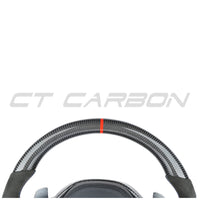 BMW Gxx LCI Carbon Fibre / Alcantara Flat Bottom Custom Steering Wheel - view 6