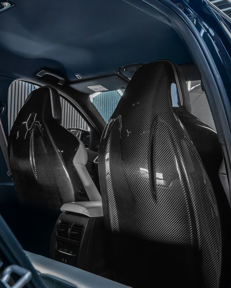 BMW GXX/F9X Full Carbon Fibre Seats Backs - view 2