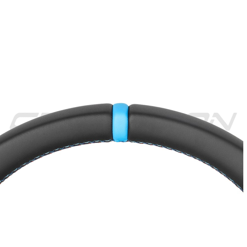 BMW Gxx Alcantara/leather Flat Bottom Custom Steering Wheel - view 4