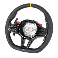 BMW Gxx LCI Full Leather Flat Bottom Custom Steering Wheel