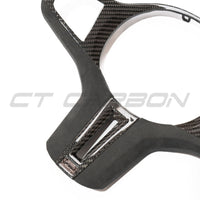 BMW Gxx M Car Carbon Fibre Steering Wheel Trim - view 3
