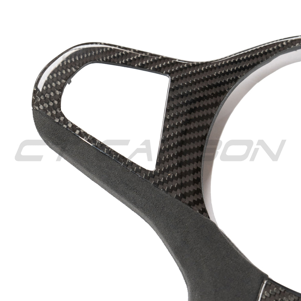 BMW Gxx M Car Carbon Fibre Steering Wheel Trim - view 4