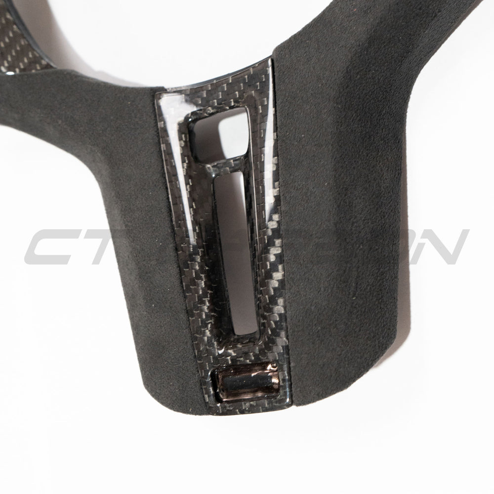 BMW Gxx M Car Carbon Fibre Steering Wheel Trim - Heating - view 3