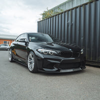 BMW M2 F87 N55(OG) 2015-2017 Carbon Fibre Splitter - V2 - view 2