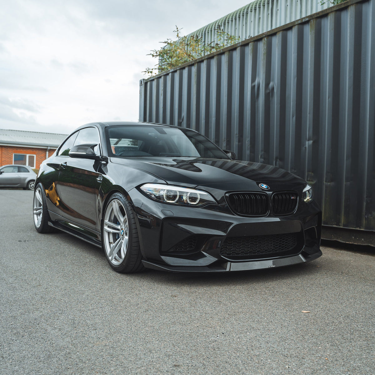 BMW M2 F87 N55(OG) 2015-2017 Carbon Fibre Splitter - V2 - view 2