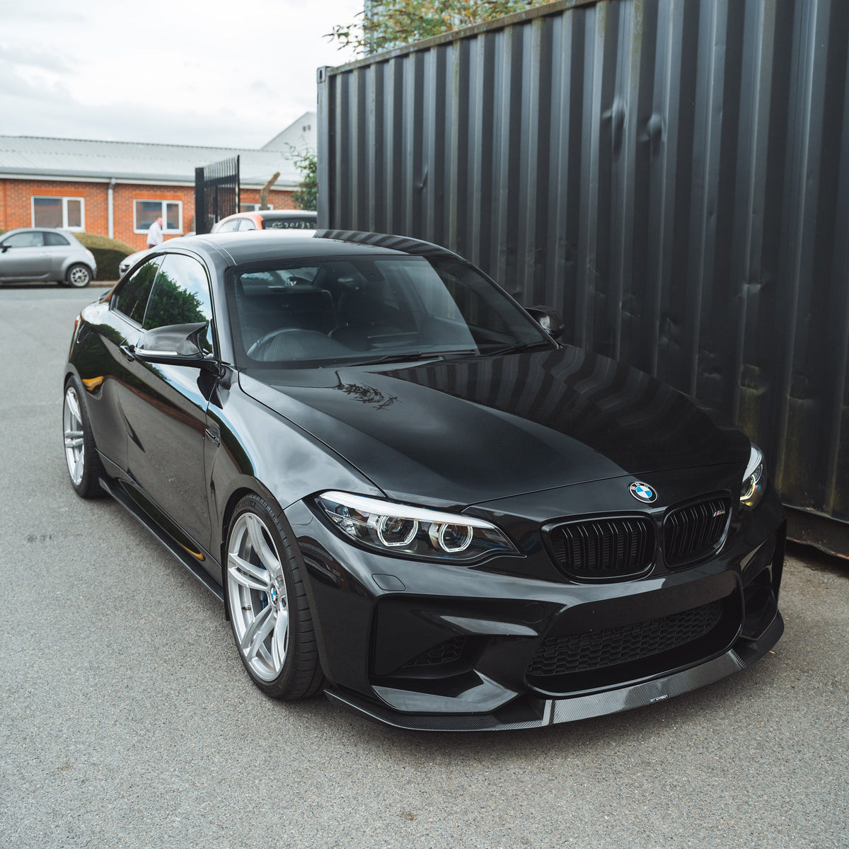 BMW M2 F87 N55(OG) 2015-2017 Carbon Fibre Splitter - V2 - view 3