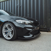 BMW M2 F87 N55(OG) 2015-2017 Carbon Fibre Splitter - V2 - view 4