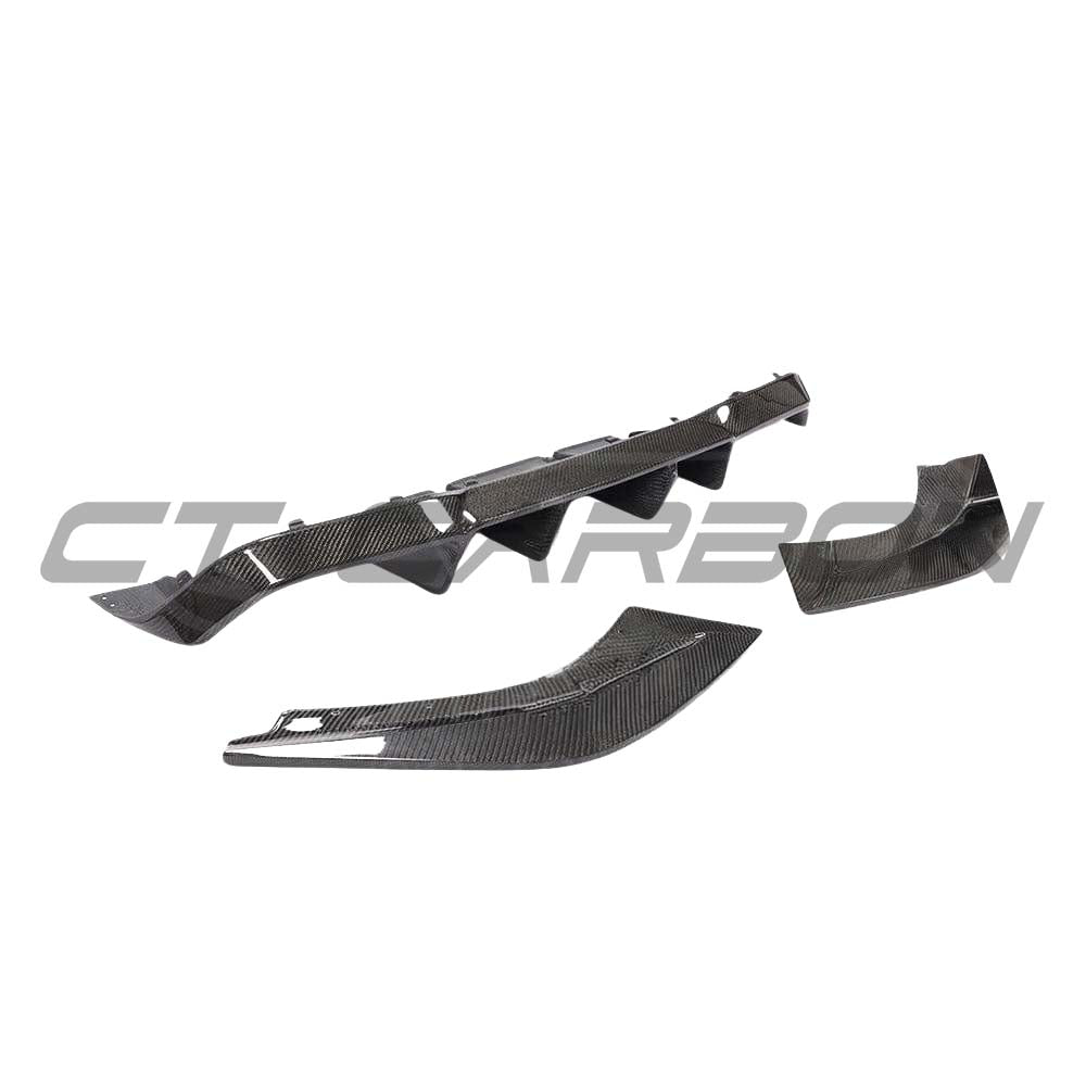 BMW M2 / M2C F87 Carbon Fibre Diffuser - V3 - view 10